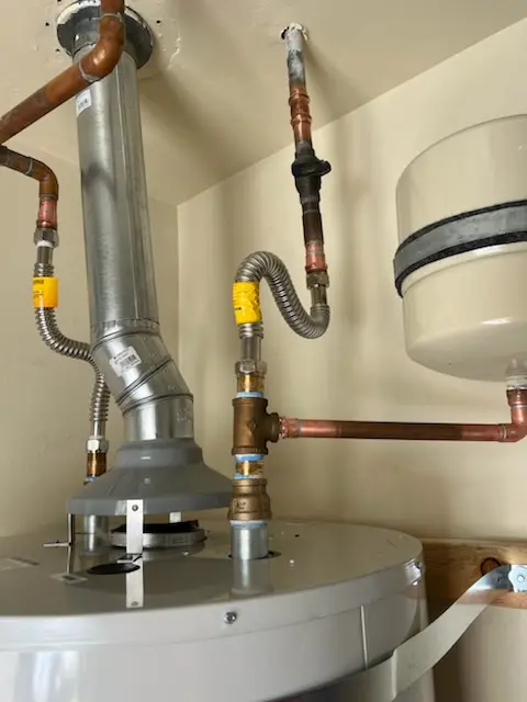 Water heater installation and plumbing repair in Lowell